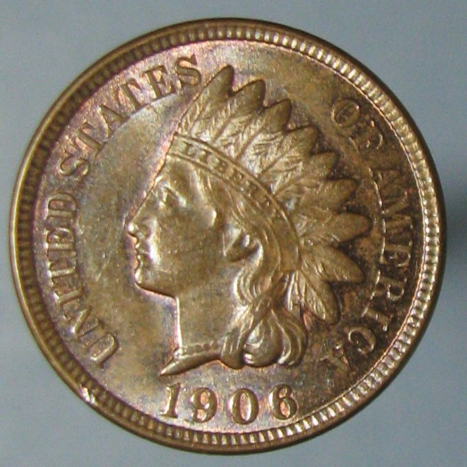Lustrous-Brown-1906-Indian-Head-Cent